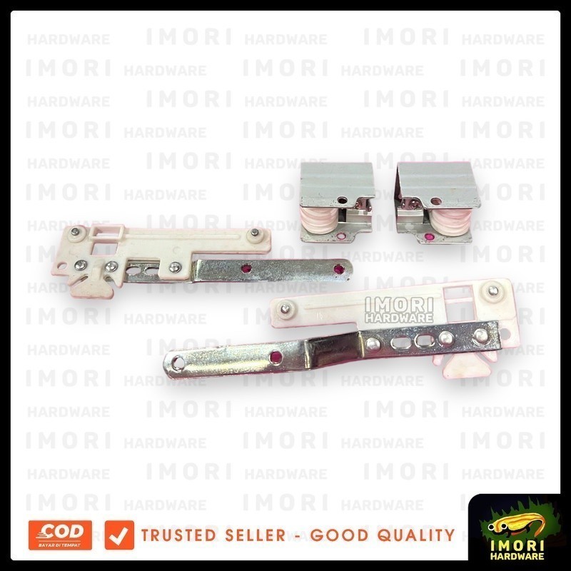 DOUBLE STAR Pulley Master Korden Aluminium Set Pully Rel Gorden  Im