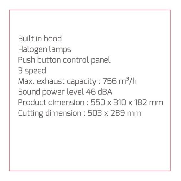 Sale Cooker Hood Built In  - Gfh 55