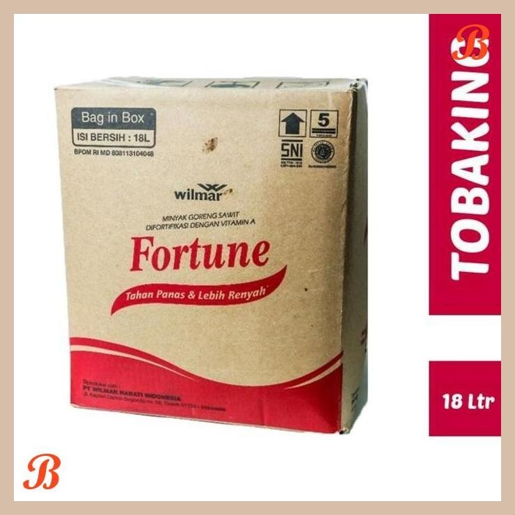 

| RMP | MINYAK GORENG FORTUNE 18 LITER BIB BAG IN BOX