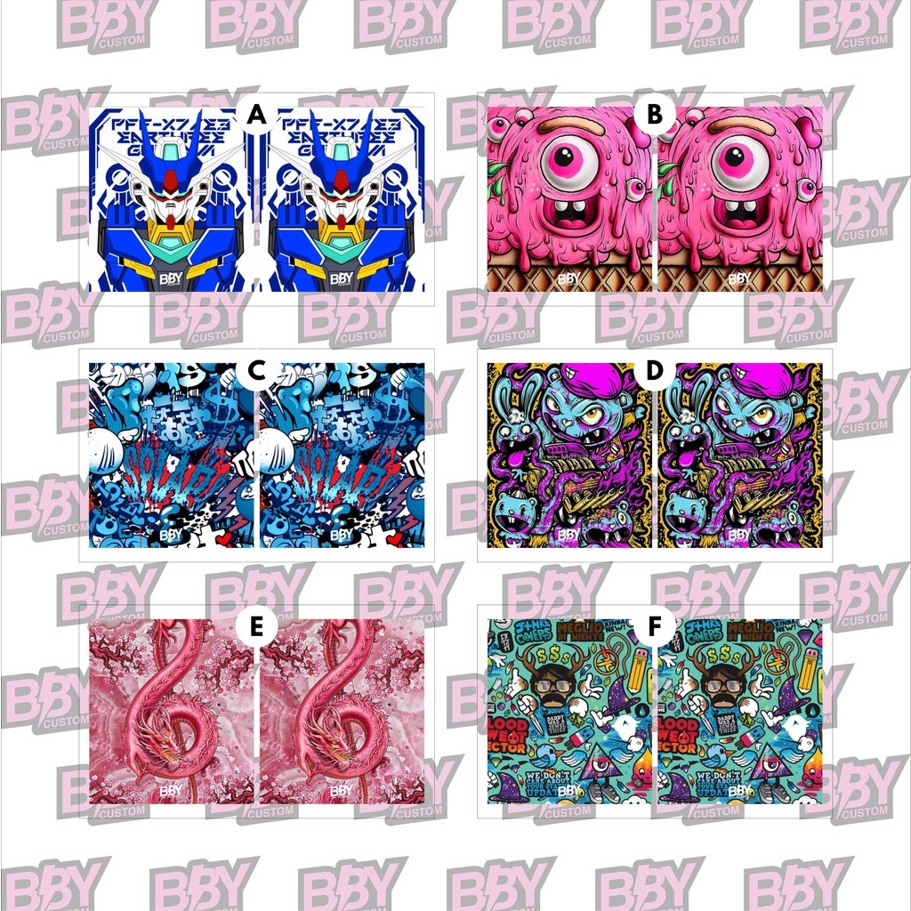 

*PromoTerjangkau* Stiker Wrap Baterai 1 8 6 5 0 Garskin Wrap Stiker Premium / X Casing Case COD