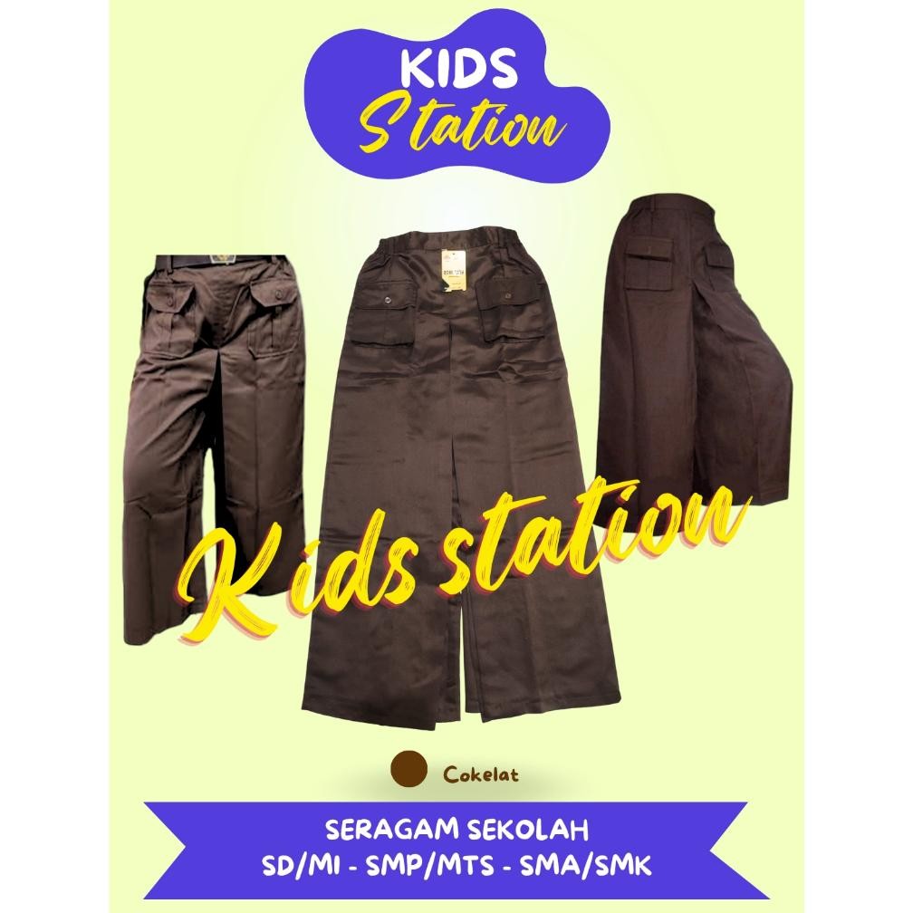 Celana Rok Kulot Panjang Pramuka Sd Smp Sma Kelas 1 2 3 4 5 6 7 8 9 10 11 12 / Celana Kulot Pramuka 