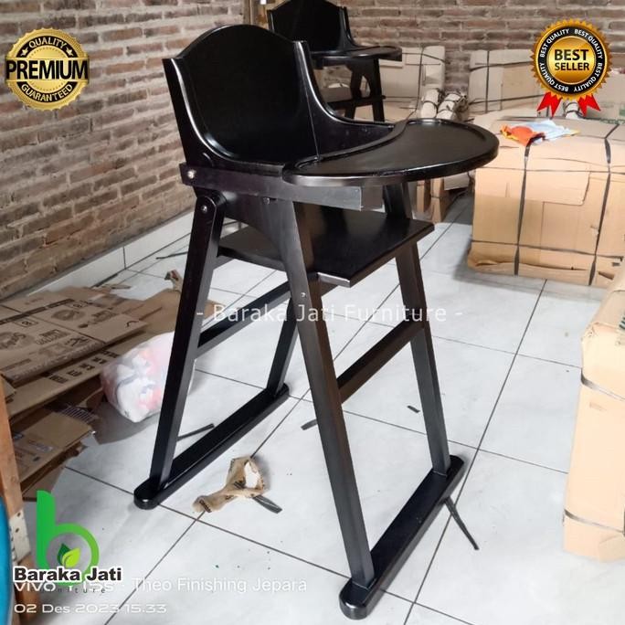 PREMIUM KURSI BAYI KAYU JATI / KURSI MAKAN BAYI KAYU JATI