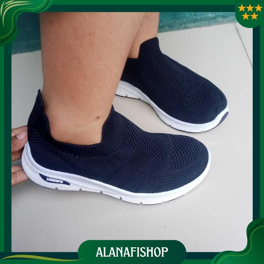 26-36 Sepatu Slip On Anak Sepatu Slop Anak Sepatu Rajut Anak Import Ori