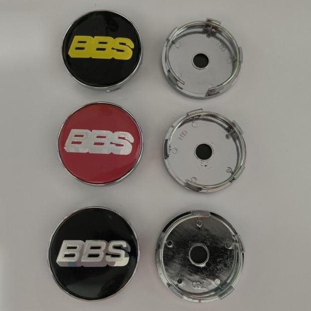 DOP EMBLEM VELG PELAK  MOBIL BBS UKURAN 60 MM  6 CM SEDAN SUV CITY CAR BARU