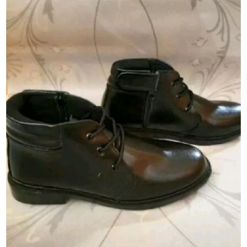 sepatu pdh hitam paskibra pria wanita