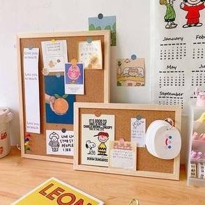 

Promo!! Cork Board /Message Board / Vision Board / Mading Kamar / Pin Board / Decorative Board With Frame