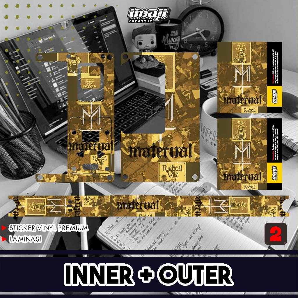 

*PromoTerjangkau* Imaji Creative Centaurus B80 2 Garskin Wrap Stiker Premium / X Casing Case COD