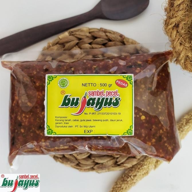 

#####] Sambel Pecel Bu Jayus 500 gram (vacuum) - PEDAS