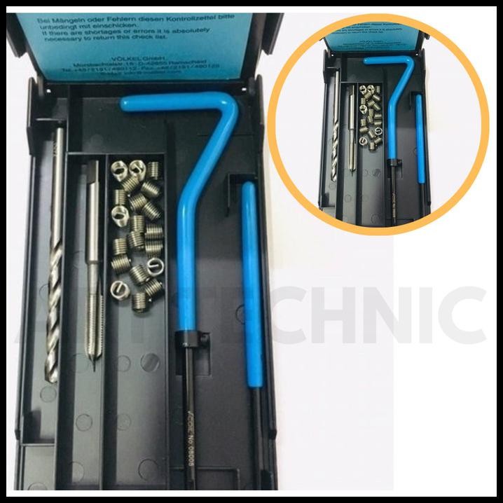 Tap Recoil Set Volkel M20 X 2.5 Tap Repair Drat Rusak Recoil Tap