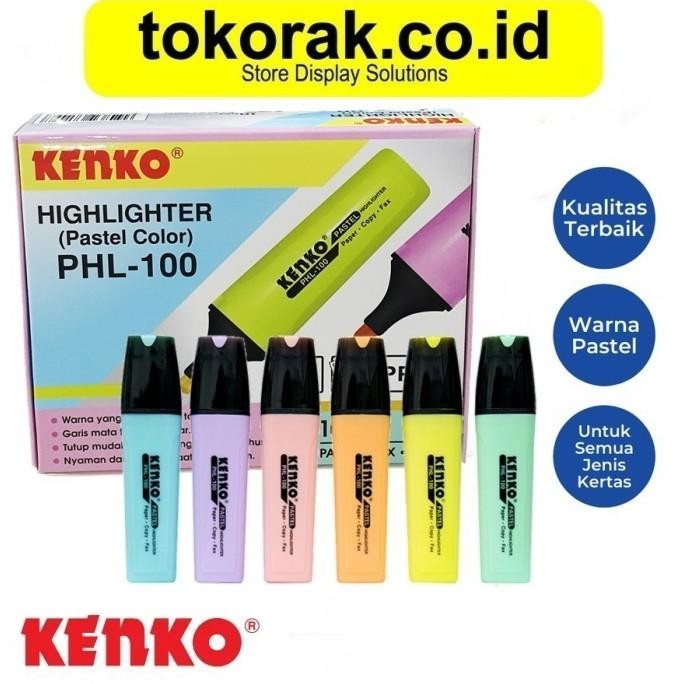 

Murah!! Highlighter Pastel Color Phl - 100 Fluorescent Pen Spidol
