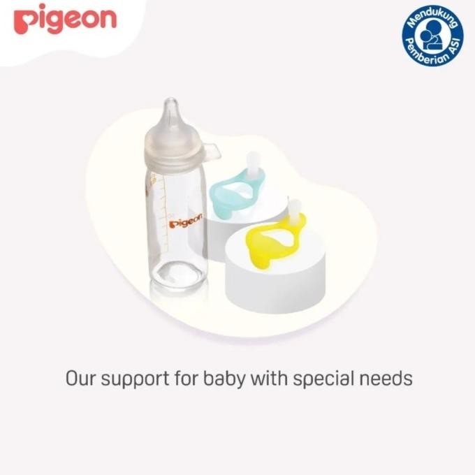 Pigeon Glass Bottle Botol Susu untuk bayi Prematur / Dot bayi prematur H56