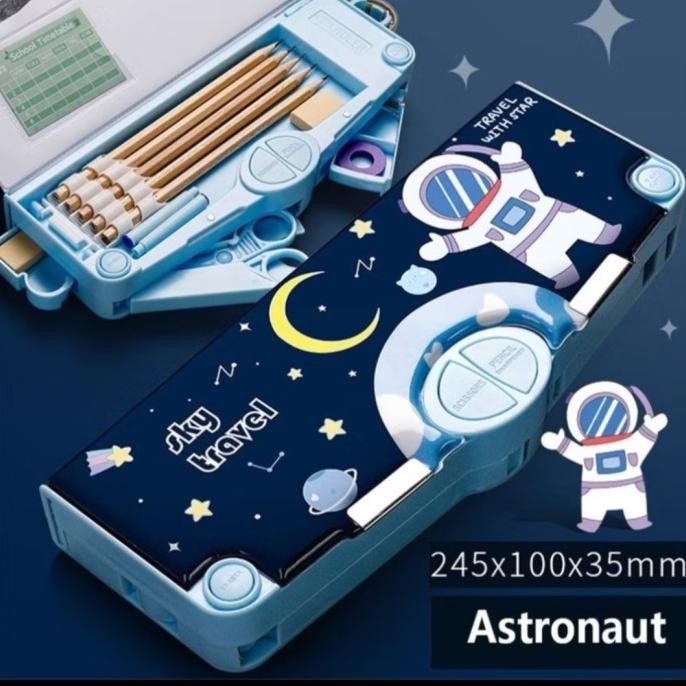 

Murah!! Tempat Pensil Astronot Sky Travel Kotak Pensil Astronot Pencil Case