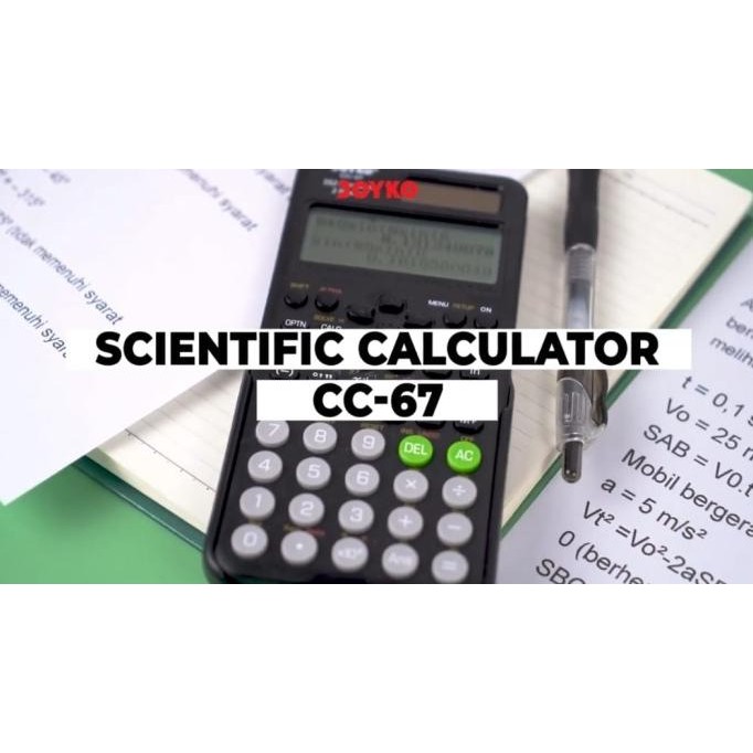 

KALKULATOR SCIENTIFIC JOYKO CC 67 ILMIAH - CALCULATOR SEKOLAH KULIAH MIRIP FX-991EX