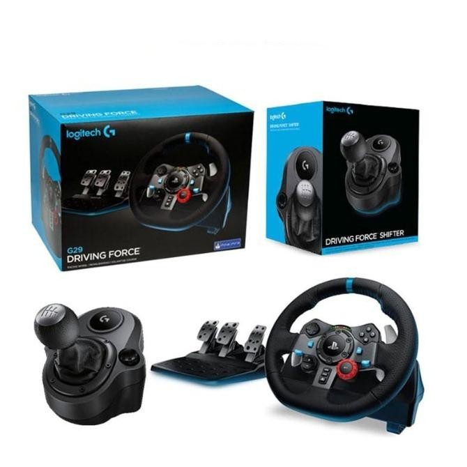 NEW Logitech G29 + Shifter Logitech Driving Force Stir PS4 PS3 PC