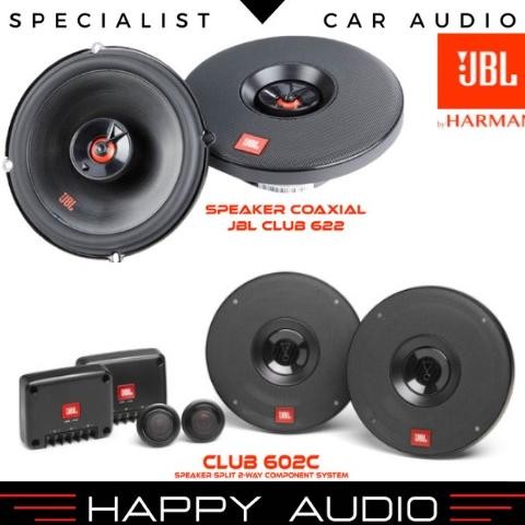 PAKET AUDIO MOBIL FULL SET SPEAKER PINTU JBL CLUB COAXIAL+SPLIT 2 WAY ORIGINAL
