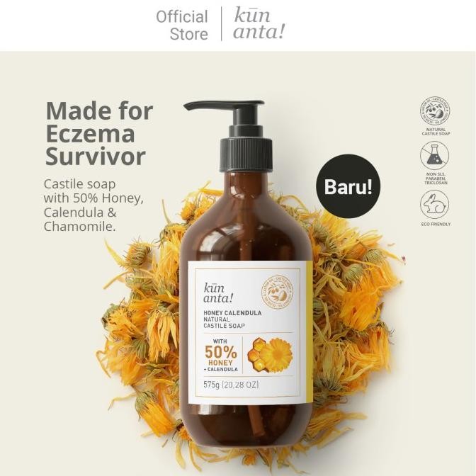 Sabun EKSIM Kun Anta HONEY CALENDULA NATURAL CASTILE SOAP Eczema