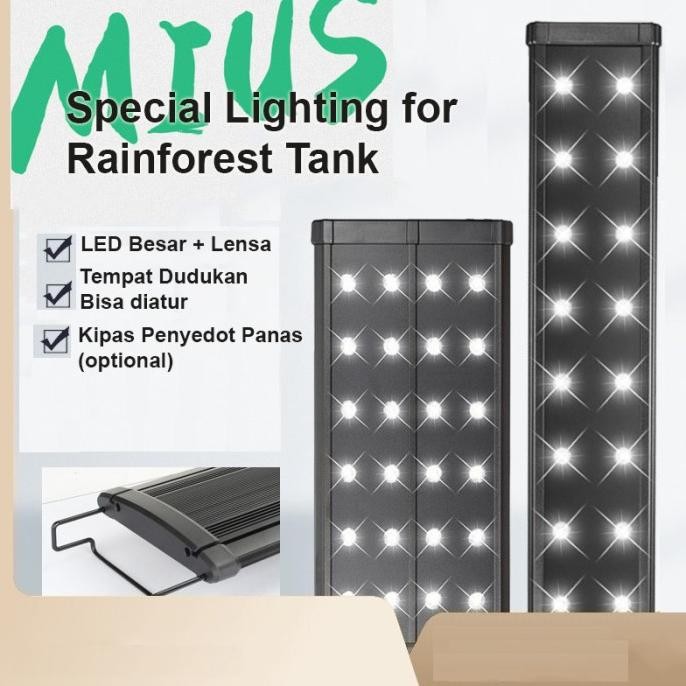 Grosir Mius Lampu Led Rainforest Aquarium Paludarium Terarium Aquascape
