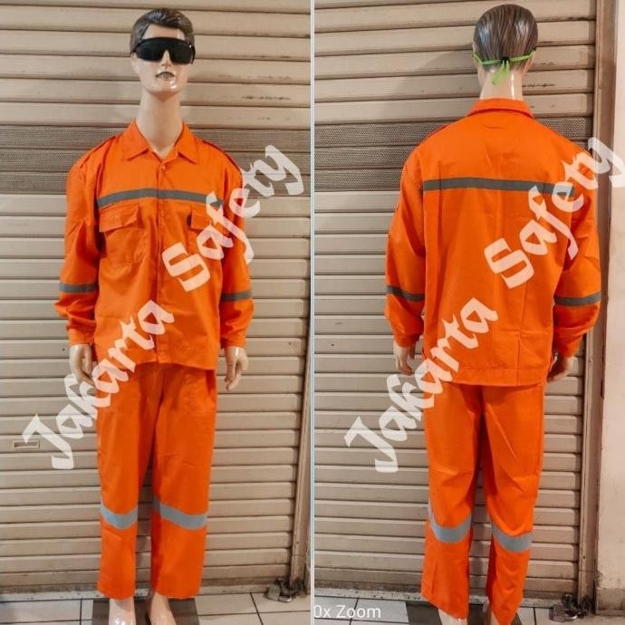 Wearpack / Baju Kerja / Baju Bengkel model Pisah ( Baju dan Celana )