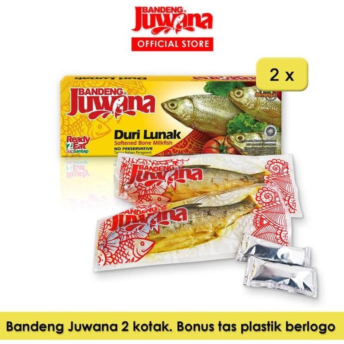 Bandeng Juwana - 2 Dus Bandeng Presto Kemasan Vakum Bonus Tas Plastik Food Makanan Original Dan Terp
