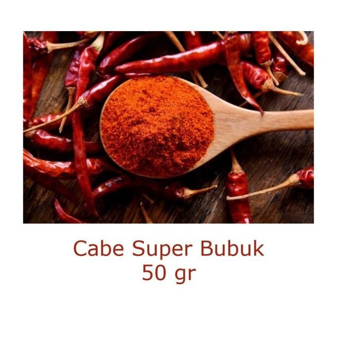 

(:(:(:(] [50 gr] Rempah Bubuk Cabe Super Pedas/ Cabe Bubuk Super/ Cabe Pedas