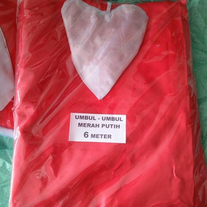 monggo] umbul umbul penjor merah putih 6 meter