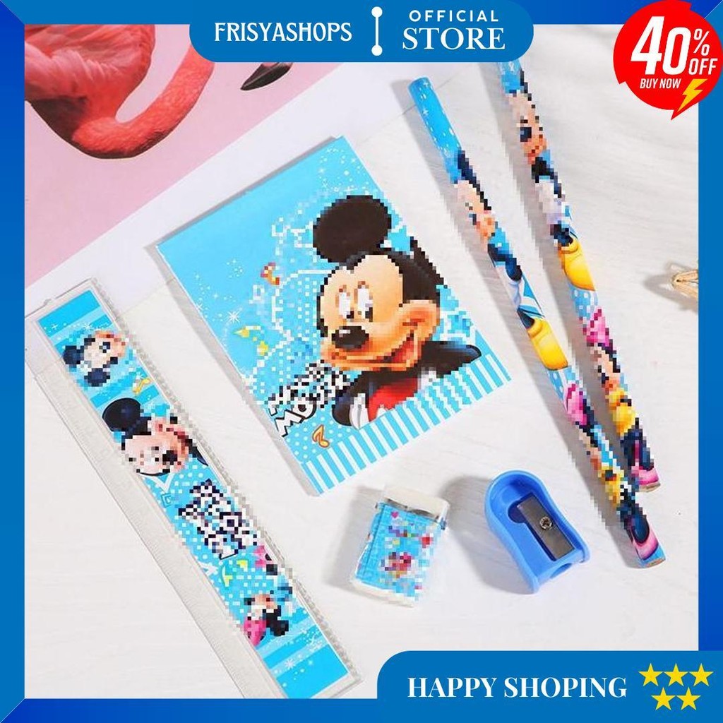 

Fps_Alat Tulis Set 6In1 Stationery Set Lucu Karakter Set Perlengkapan Alat Tulis Sekolah Anak-Anak Tk Murah D Gratis Ongkir