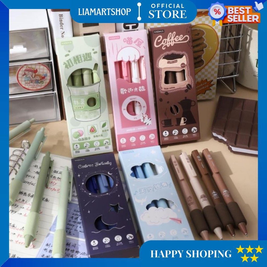 

Moka 1 Set 4 Pcs Pulpen Mekanik 0,5Mm Matte Color Edition Dengan Bantalan Pena Nyaman Mkp18 D Promo 4.4
