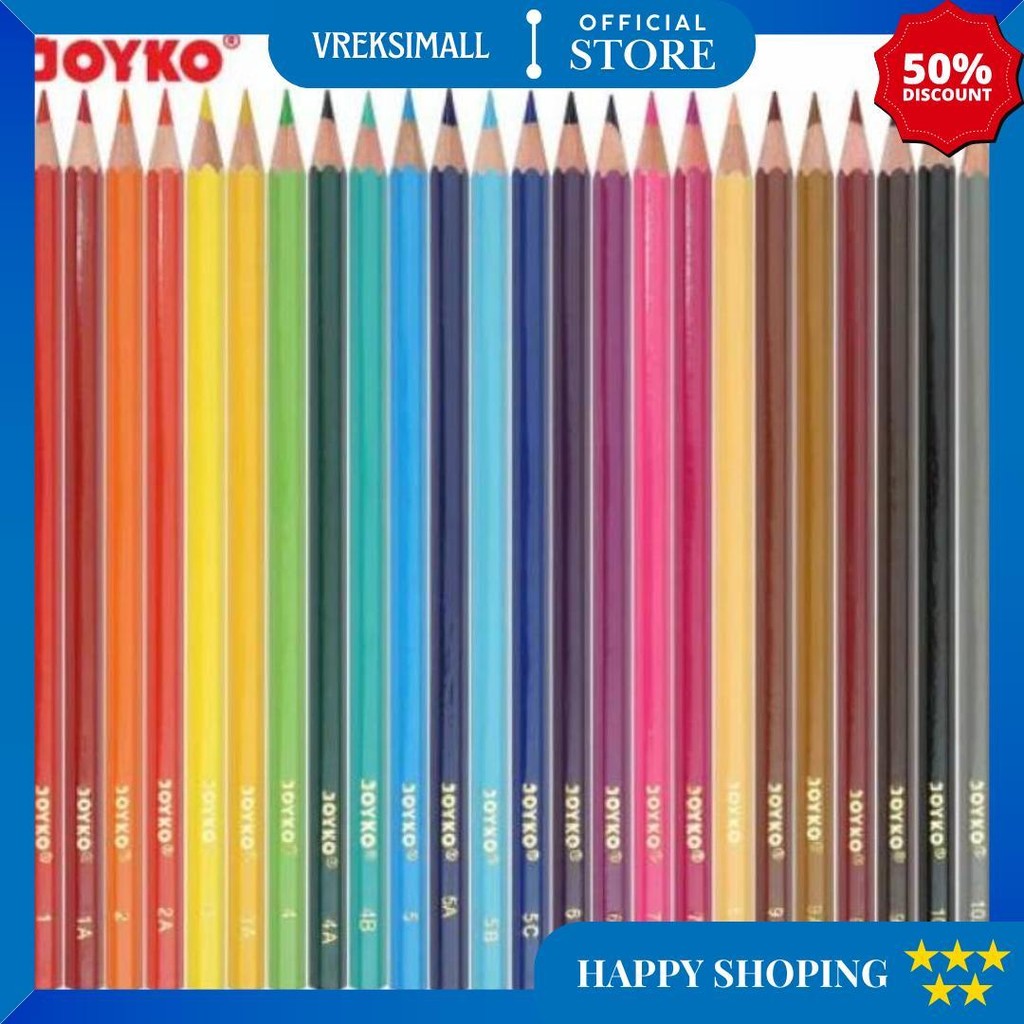 

Pensil 24 Warna Panjang Joyko Cp 101 D Best Seller