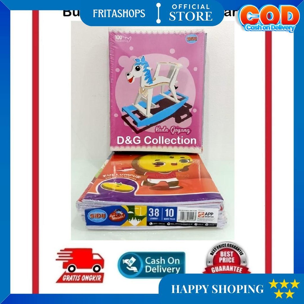 

Buku Tulis Sidu 38 Lembar Murah Grosir / Buku Sidu 38 D Cod