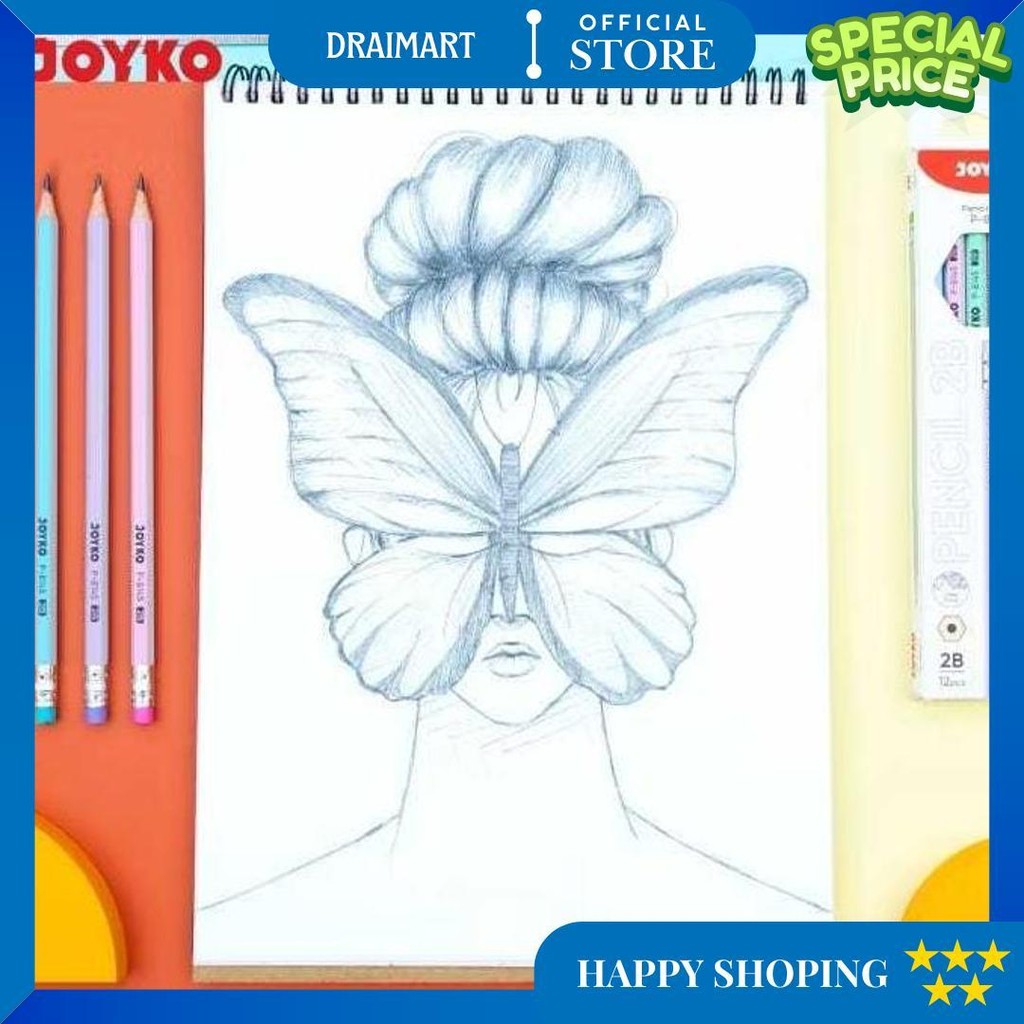 

Joyko Pensil Tulis 2B P-8145 | @1Ktk=12 Pencil D Gratis Ongkir