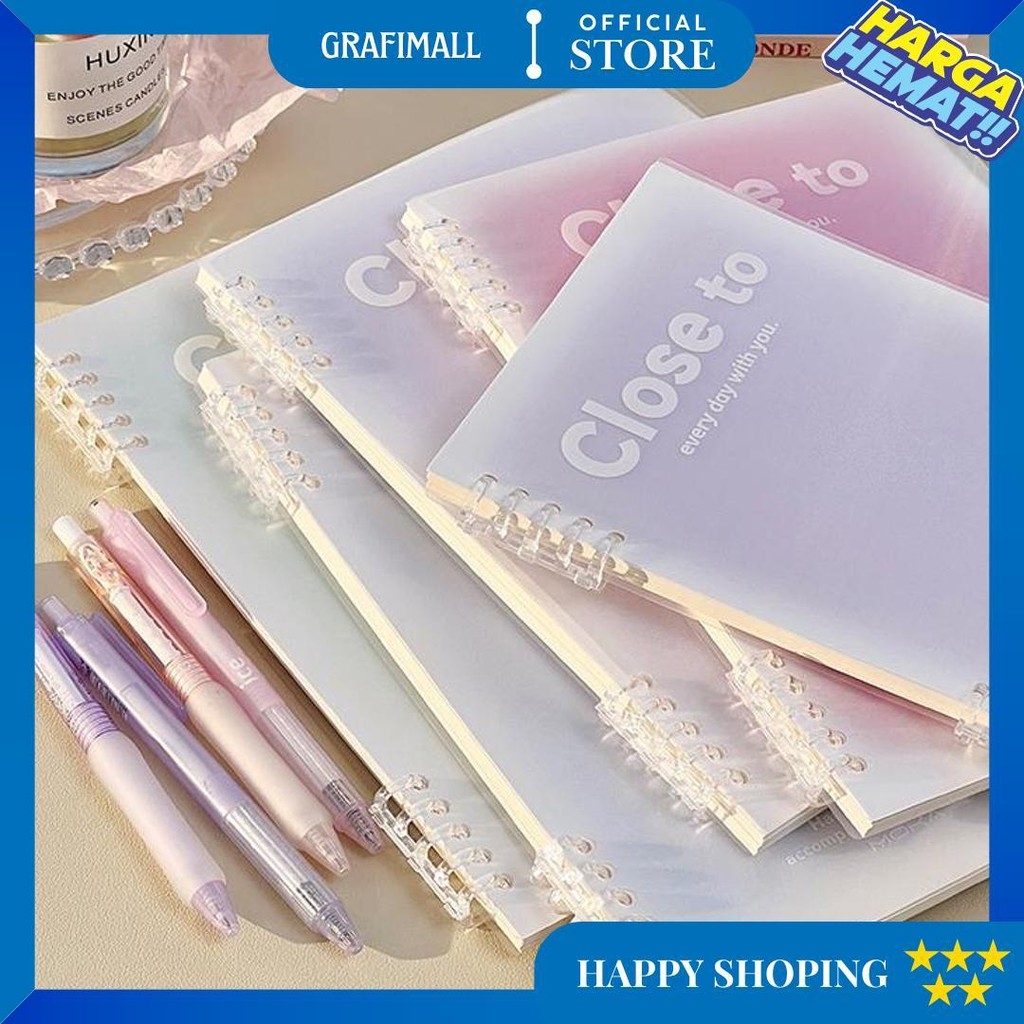

Winzige Notebook Buku A5 B5 Buku Tulis Sekolah Lucu Binder 360 Derajat Notebook Aesthetic Korea Lose Leaf Binder Kuliah Buku Catatan D Promo 4.4