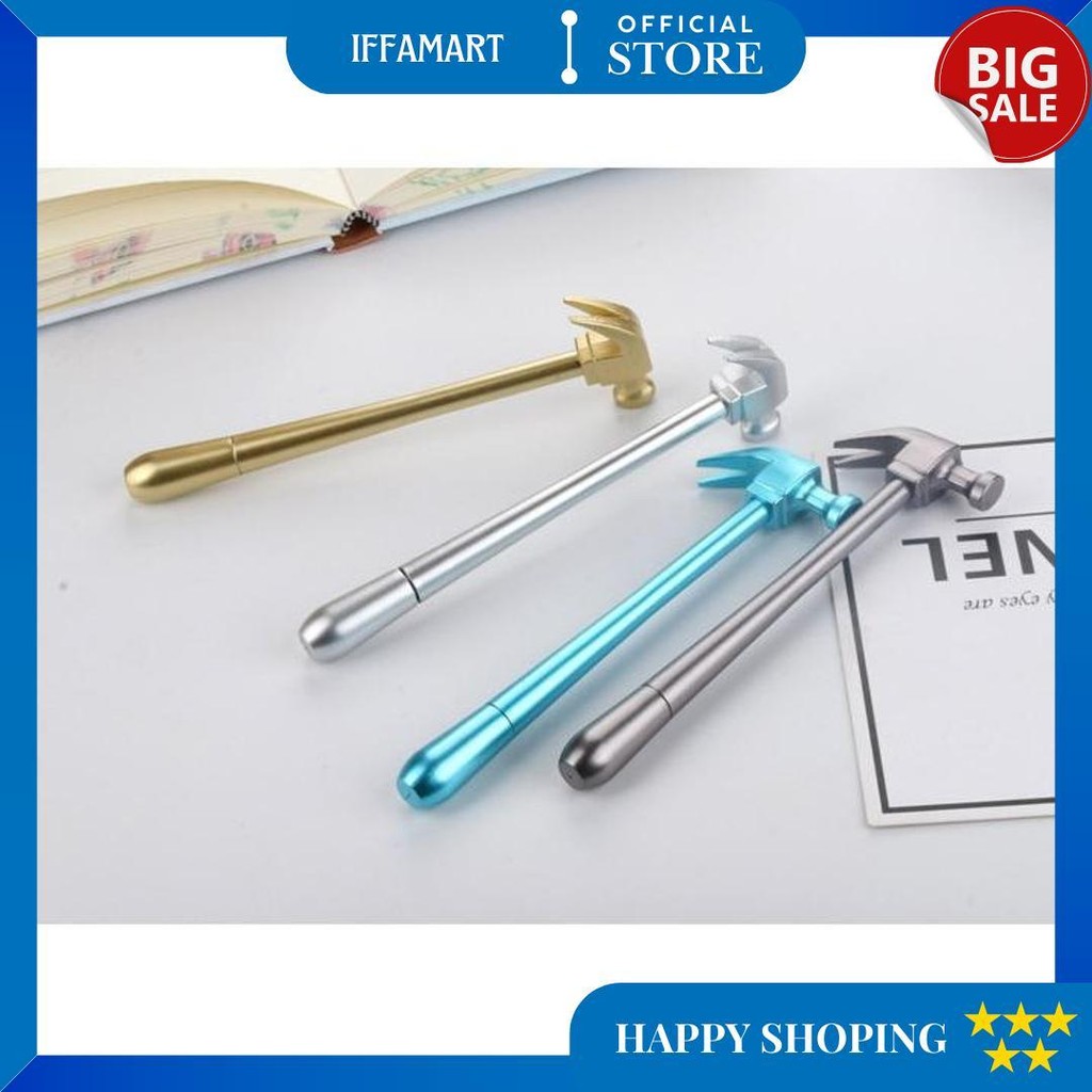 

968 Pena Bolpen Pen Stationery Alat Tulis Lucu Unik Pen Model Palu D Terlaris