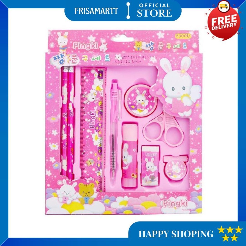 

2009 Pensil Set 9 In 1 Alat Tulis Sekolah Anak Lengkap D Sale
