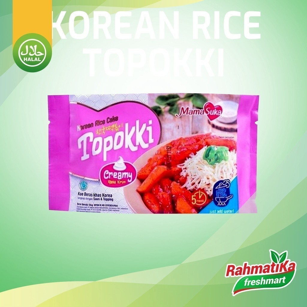 

MamaSuka Topokki Korean Rice Cake Creamy 134 gr