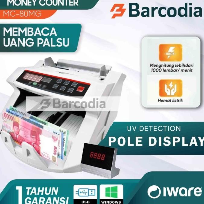 

Terlaris Mesin Penghitung Uang Otomatis IWARE MC-80 Money Counter with UV SALE