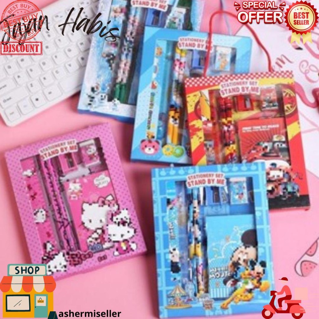 

Jabis Alat Tulis Set 6In1 Stationery Set Lucu Karakter Set Perlengkapan Alat Tulis Sekolah Anak-Anak Tk Murah D Promo 4.4