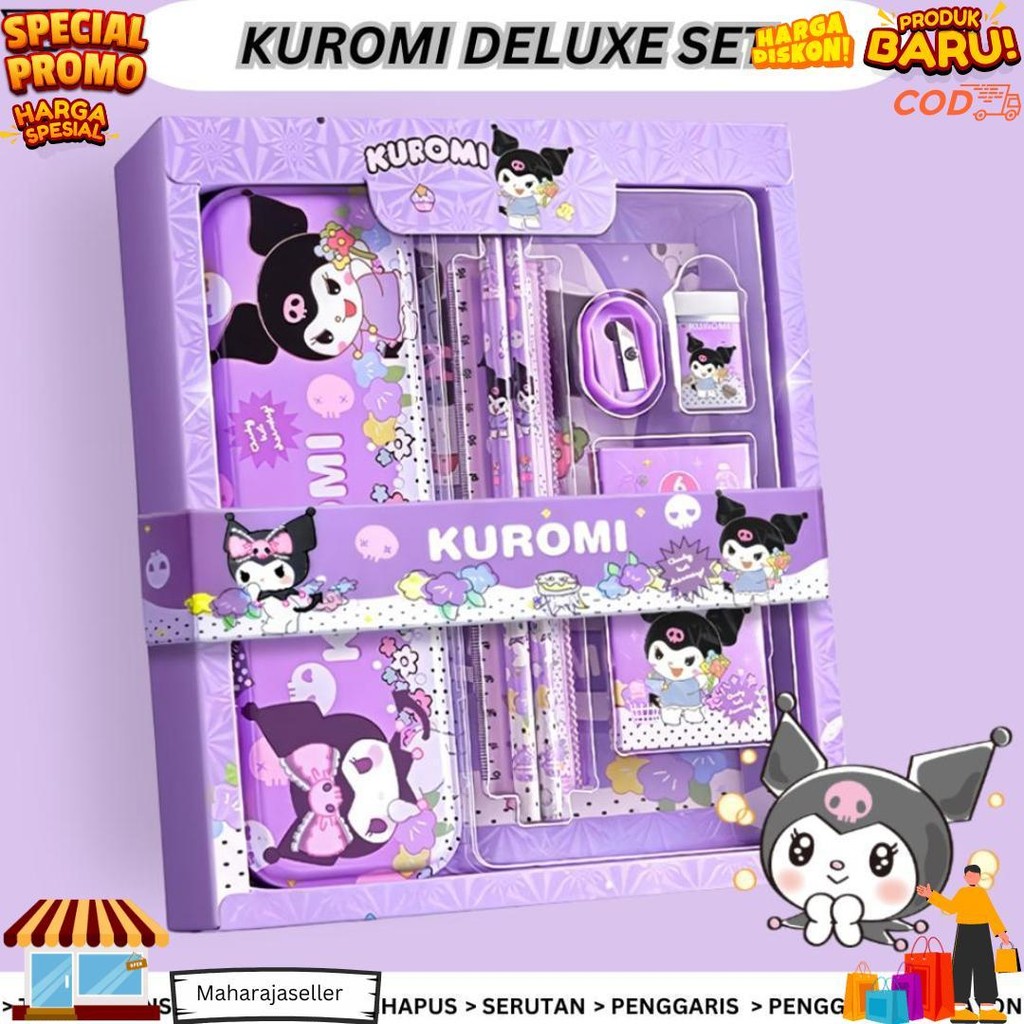 

Set Lengkap Alat Tulis Anak 7 In 1 Stationery Gambar Kuromi Rpg 8015 D Promo 4.4