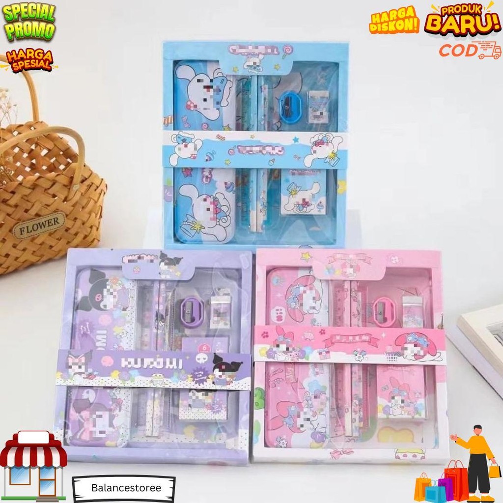 

Dsm Paket Alat Tulis Set 7 In 1 Set Stationery 7In1 Karakter Kartun Alat Tulis Anak Sekolah Penghapus Pengaris Kotak Pensil Penggaris Crayon D Termurah