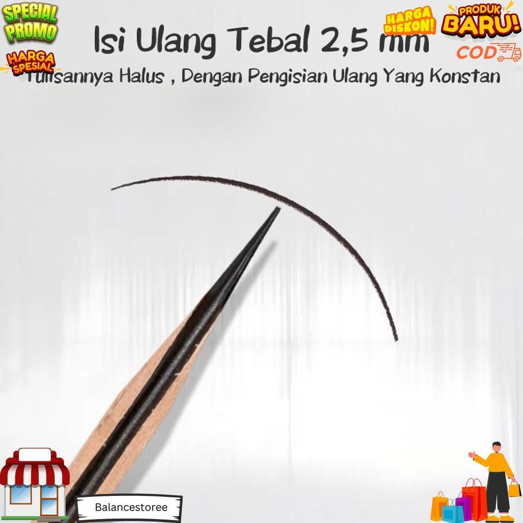 

Paus Biru - 12Pcs/Kotak Pensil 2B Graphite Pensil Alat Tulis Sekolah Pensil 1 Pack D Promo 4.4