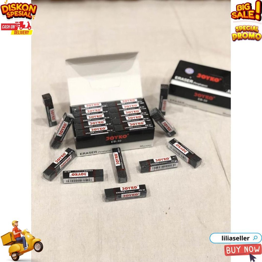 

(10Piece) Penghapus Hitam/ Hapusan D Best Seller