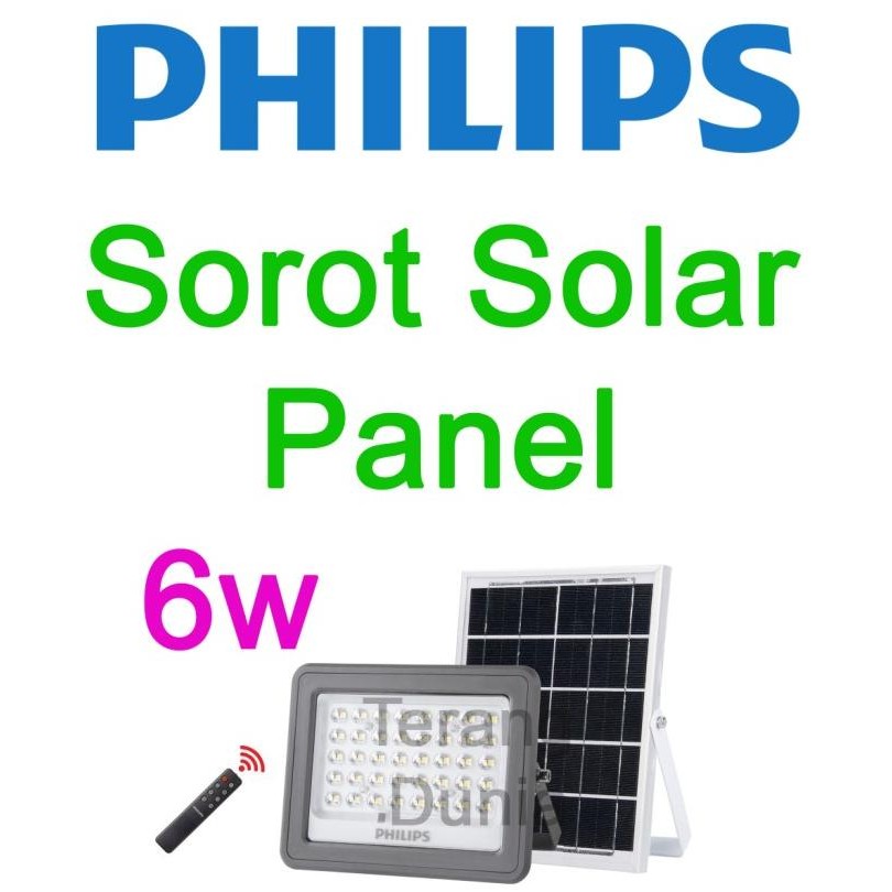 Grosir Philips Lampu Solar Bvc080 6W Lampu Sorot Solar Philips 6W Bvc080
