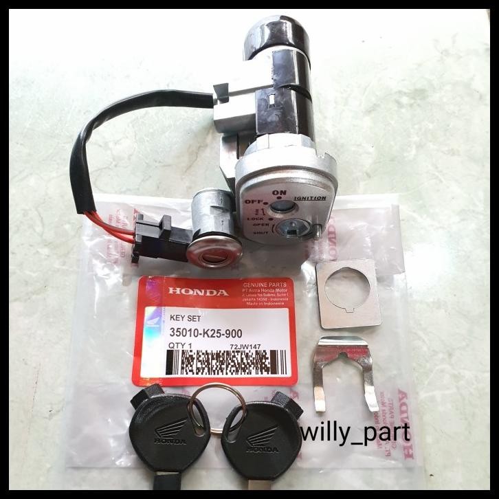 KUNCI KONTAK SET + KUNCI JOK BEAT FI, BEAT NEW 2014-2016 K25 BEAT FI