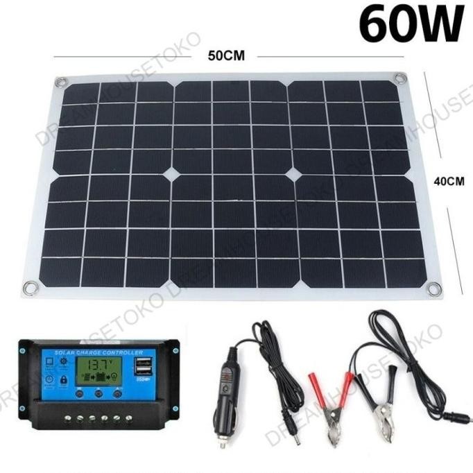 Sale 100W Solar Panel Panel Surya Pembangkit Listrik Tenaga Surya 60W Solar Panel Panel Solar Panel 