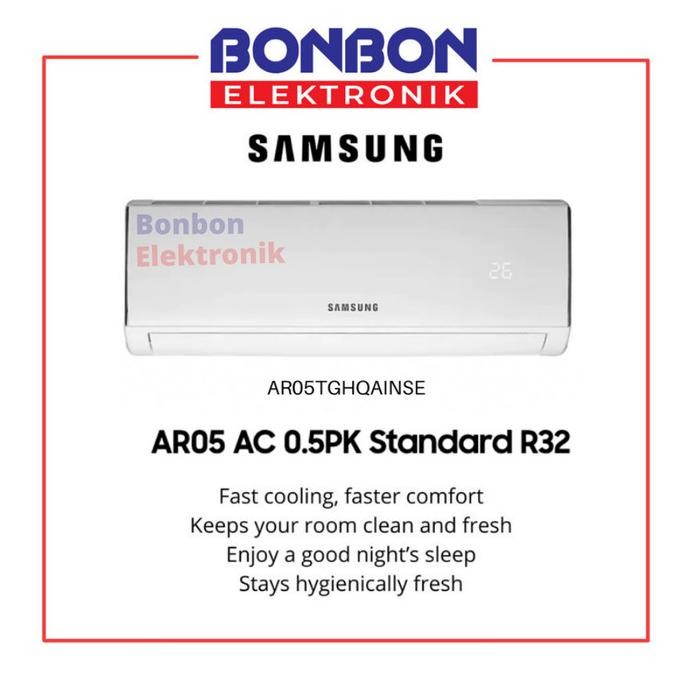 Murah Samsung AC 0.5PK AR05TGHQASINSE / 1/2PK AR 05 TGHQASINSE AR05 Non COD