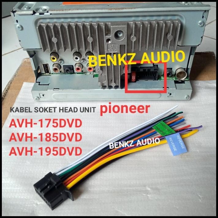 Kabel Soket Pioneer Avh-175Dvd Avh-185Dvd Avh-195Dvd Avh195Dvd