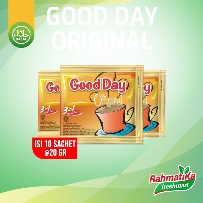 

Good Day Original (Isi 10 Sachet @20 gram)