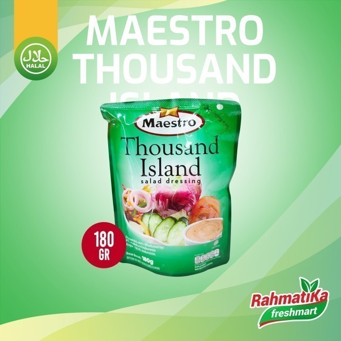

Maestro Thousand Island Salad Dressing 180 gr