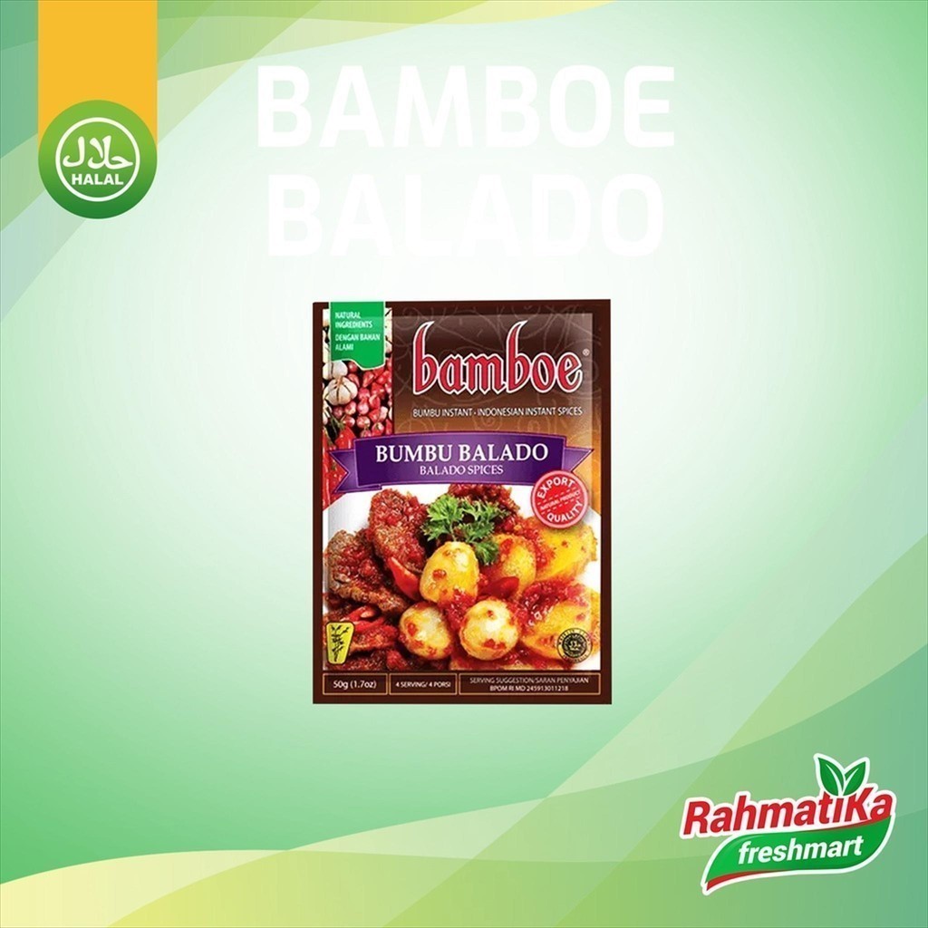 

Bamboe Balado / Bumbu Instan 50 gr