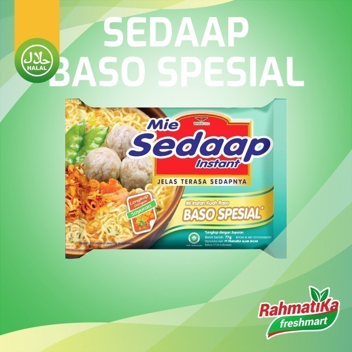 

Sedaap Mie Instan Rasa Baso Spesial 1 pcs