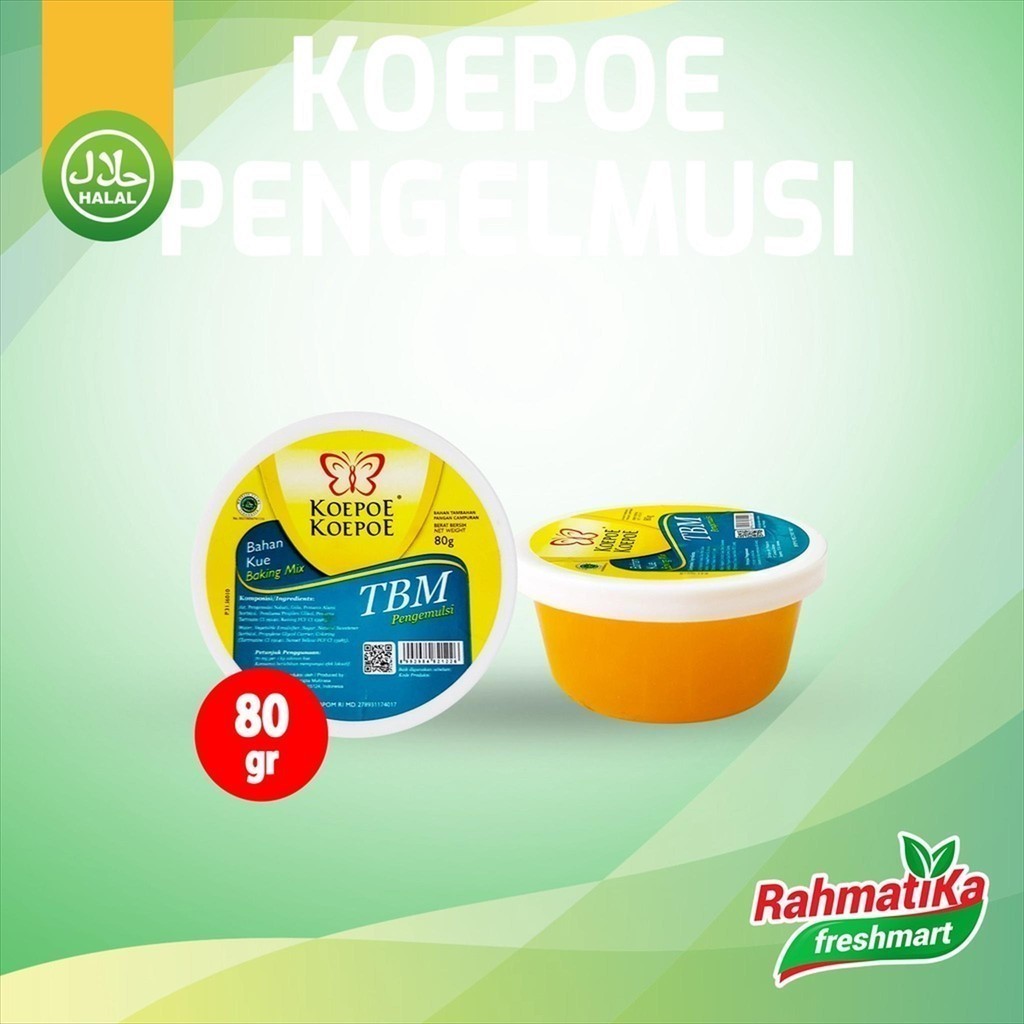 

Koepoe Koepoe TBM Pengemulsi Bahan Kue / Baking Mix 80 gram